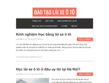 Tablet Screenshot of daotaolaixechuyennghiep.com